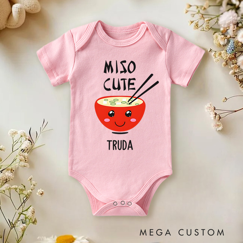 Personalized Cute Sushi Baby Onesie Baby Boys Girls Funny Gift