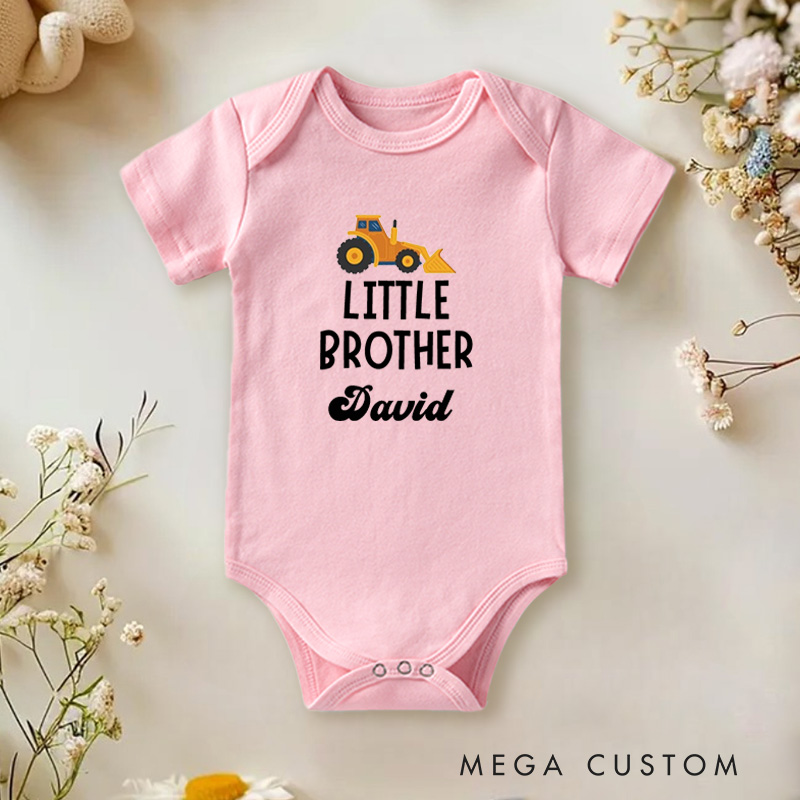 Personalized Big Brother Celebrating the Joy of Being an Older Sibling Baby Onesie