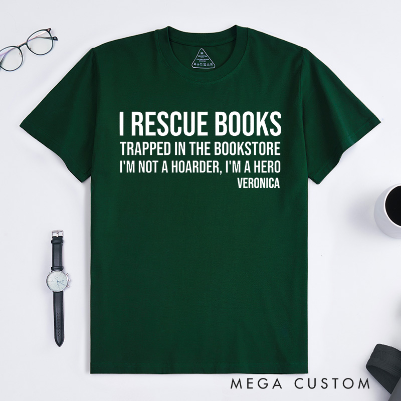 Personalized Book Lovers Classic T-Shirts Gift For Bookish Booksellers Gift Gift For Teachers Readers T-Shirt I Books Shirt Funny Shirt Teacher Shirt