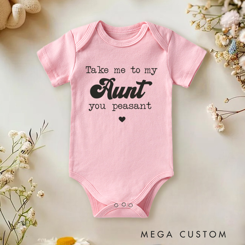 Personalized Take Me to My You Peasant Funny and Playful Royal Baby Quote Baby Gift Baby Onesie  