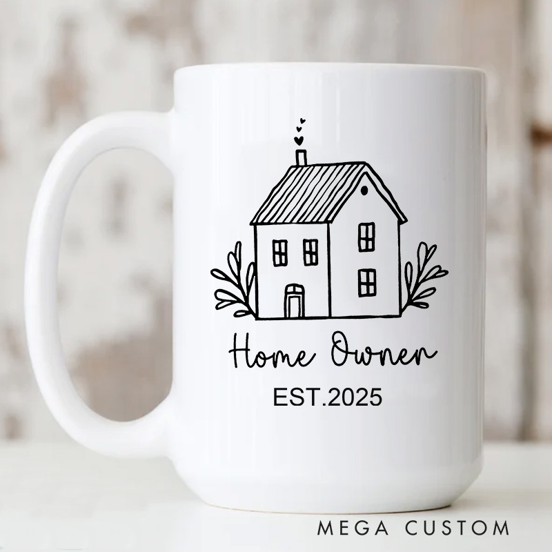 Personalized Mug Custom 11oz Coffee Mug Housewarming Gift HomeOwner Gift Homeowner Mug New Homeowner Gift Moving Away Gift New Home Gift 