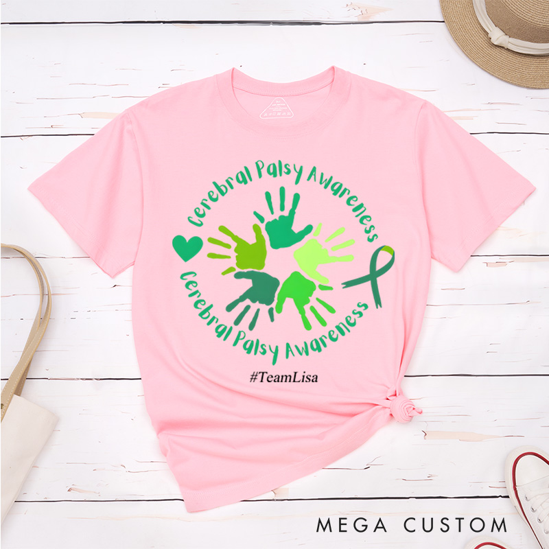Personalized Cerebral Palsy Awareness Survivor T-Shirt