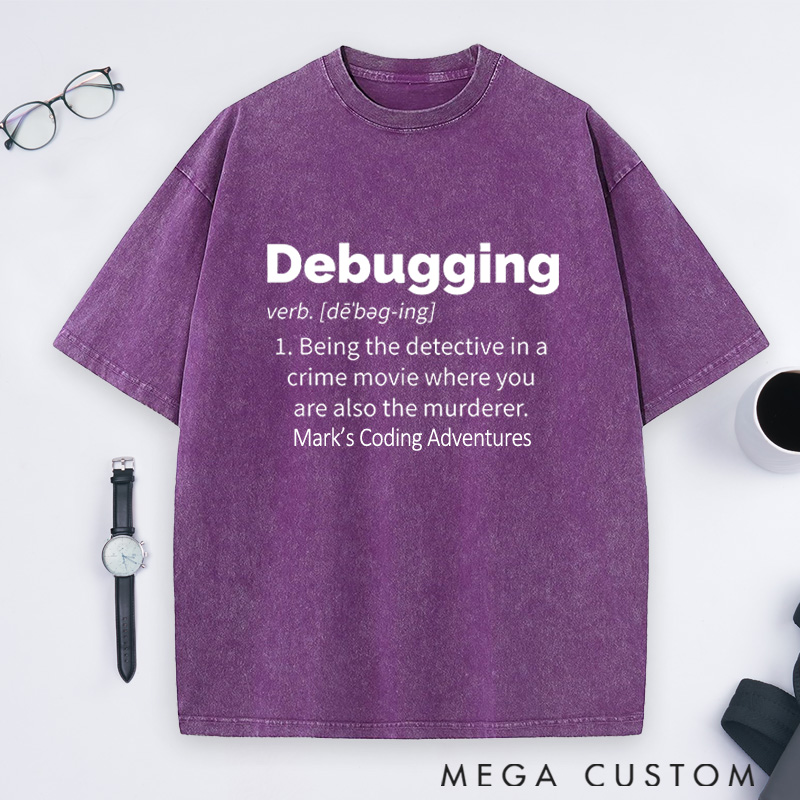 Personalized The Ultimate Coding Paradox Washed T-Shirts Programmer Computer Technology Lovers Shirts Gift Geek Nerd 