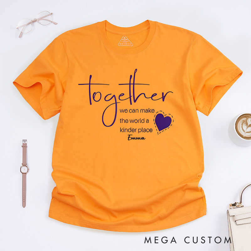 Personalized Dementia Doesn't Come with a Manual It Comes with a Daughter Who Never Gives up Alzheimer's Awareness T-Shirt