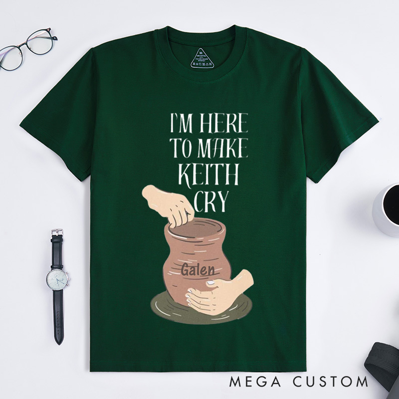 Personalized Ceramicist Top Clay Artist Classic T-Shirts Potter T-Shirt Unisex Tee Funny Saying
