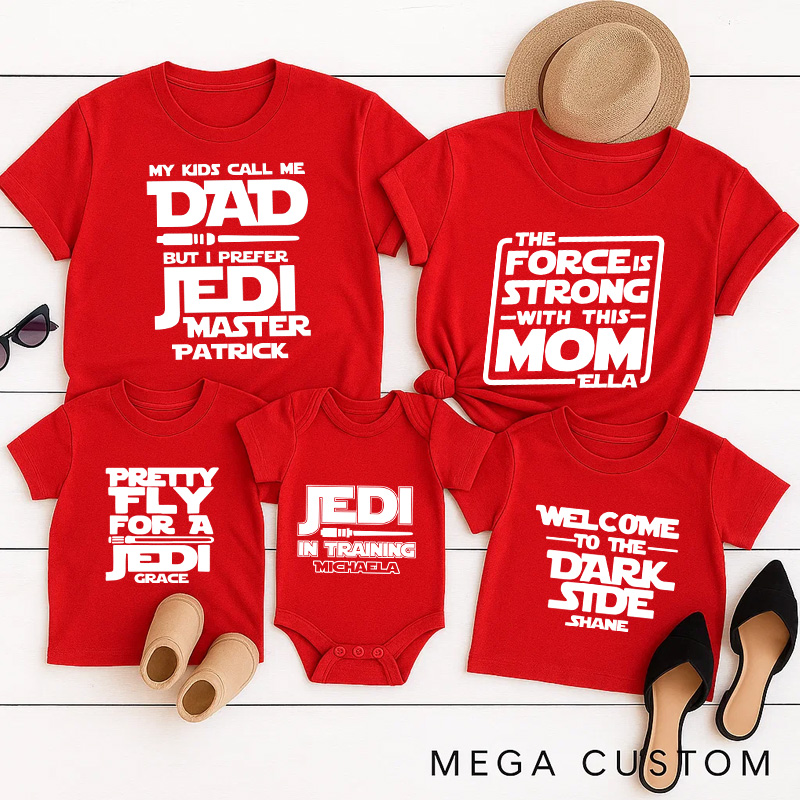 Personalized Galaxy Legion Matching T-Shirts Family Matching Tshirt for Movie Lovers Family Party