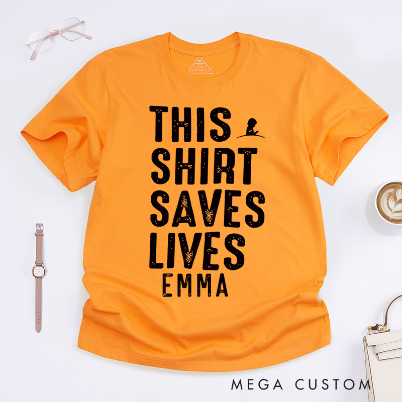 Personalized This Shirt Saves Lives Life Saving Info Wars T-Shirts