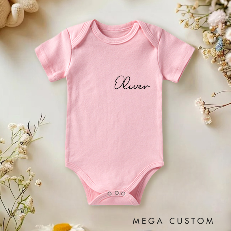 Personalized I Am Fearfully and Wonderfully Made Baby Onesie Coming Home Gift