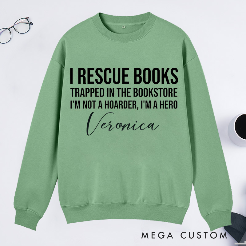 Personalized Book Lovers Classic Sweatshirts Gift For Bookish Booksellers Gift Gift For Teachers Readers Sweatshirts I Books Sweatshirts 