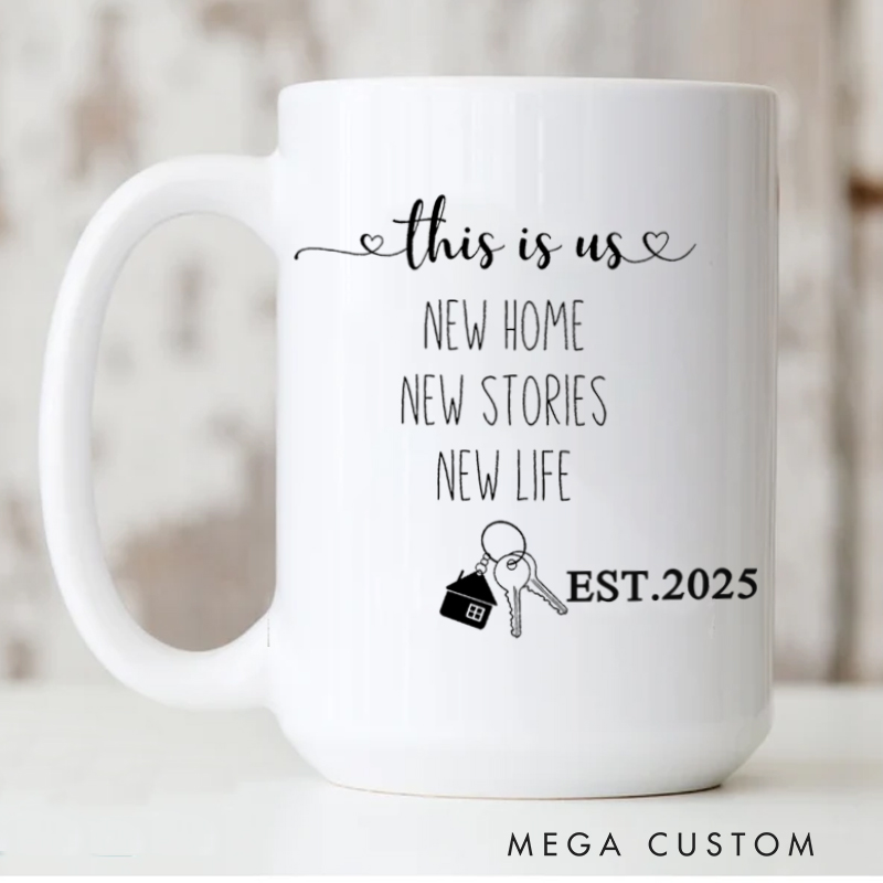 Personalized Housewarming Mug Custom 11oz Coffee Mug Homeowner Mug New Homeowner Gift New Home Gift Moving Away Gift  Housewarming Gift HomeOwner Gift