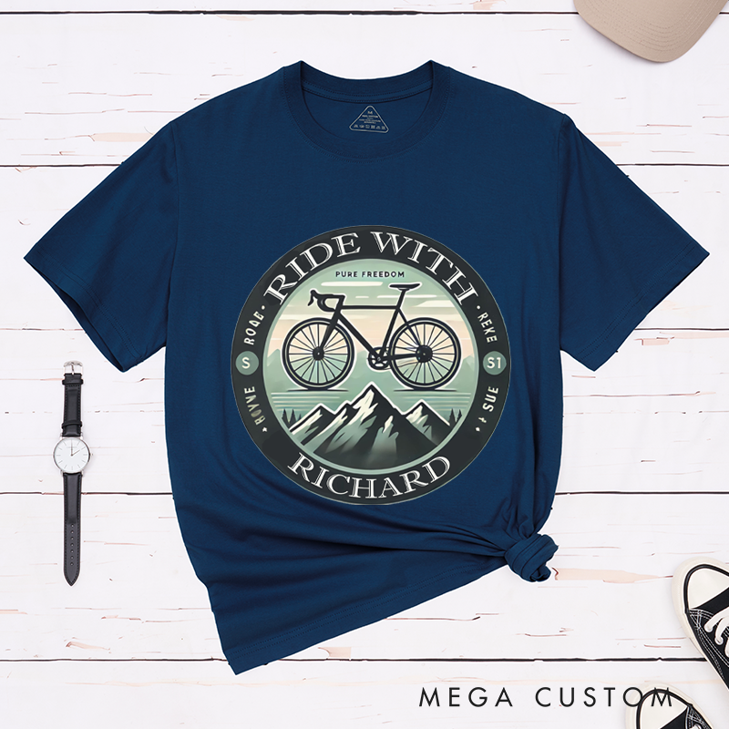 Personalized Cycle Soul Pure Freedom T-Shirt for Outdoor Adventures Riding Cycling Biking Enthusiasts