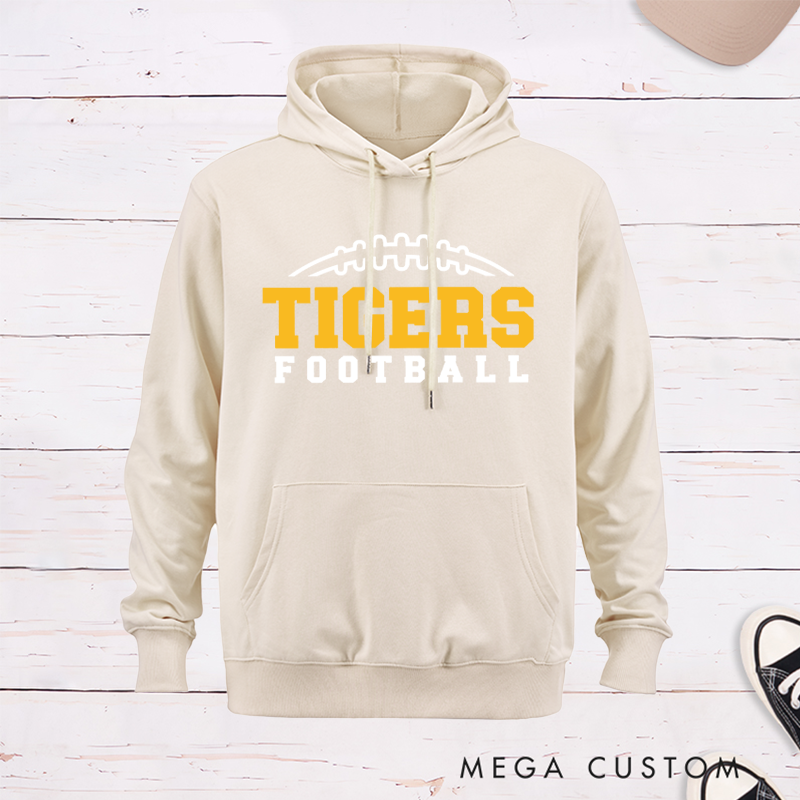 Personalized American Football Hoodie with Custom Your Team Name