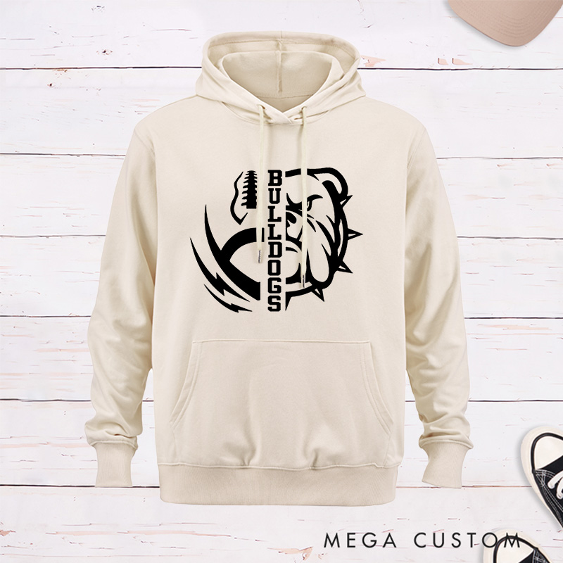 Personalized American Football Hoodie with Custom Name-The Perfect Gift for Fans