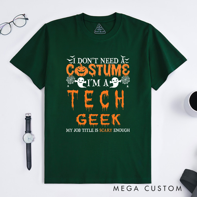 Personalized Always a Programmer Halloween T-Shirt Technology Computer Lover Shirt Gift for Geek