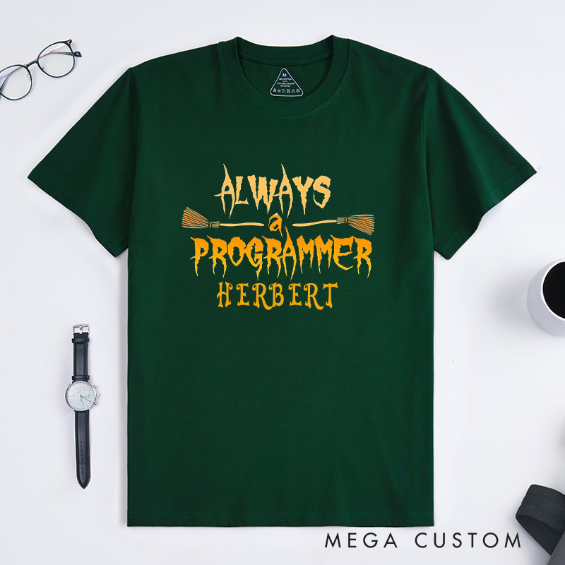 Personalized Geek Halloween T-Shirt Technology Computer Lover Shirt Halloween Gift for Geek Nerd