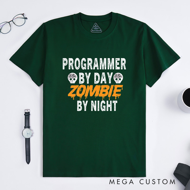 Personalized Programmer Lover Halloween T-Shirt Technology Computer Lovers Shirt Gift for Geek