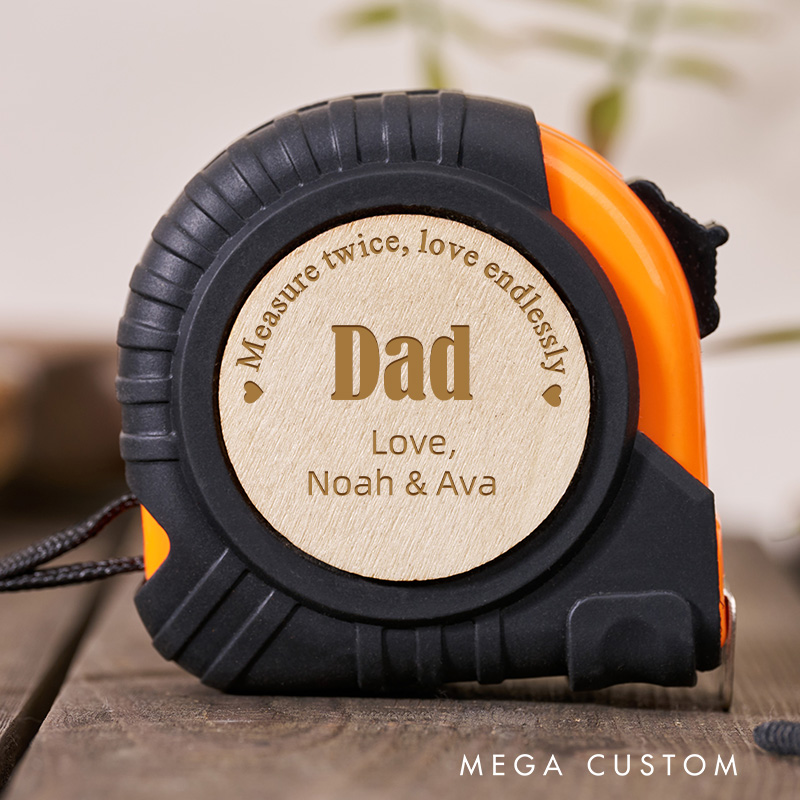 Personalized Tape Measure Gifts For Dad Fathers Day Gift Custom Housewarming Gift New Home Tool Accessories for Father 