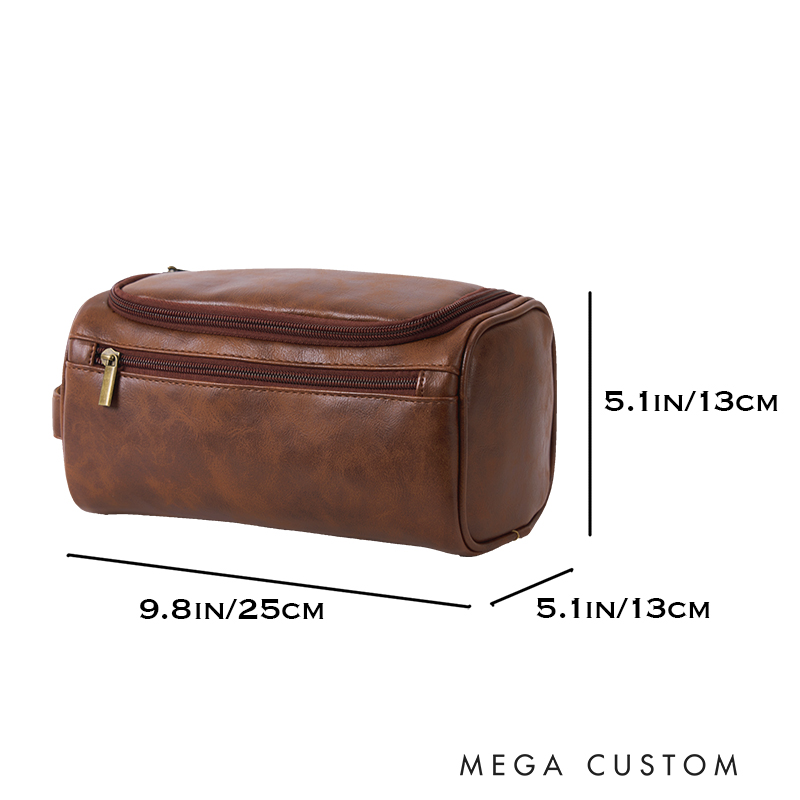 Personalized Spaceship Movie Leather Dopp Kit Galaxy War Film Mens Leather Toiletry Bag Engraved Dopp Bag Gift For Men
