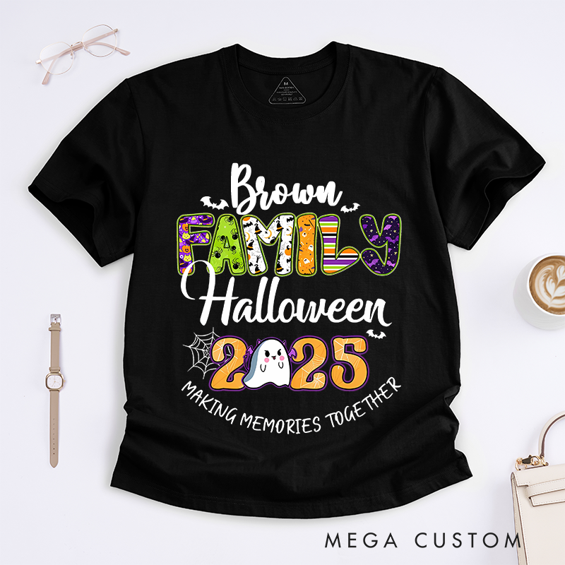 Personalized Halloween Making Memories Together Classic T-Shirt Halloween Party Gift