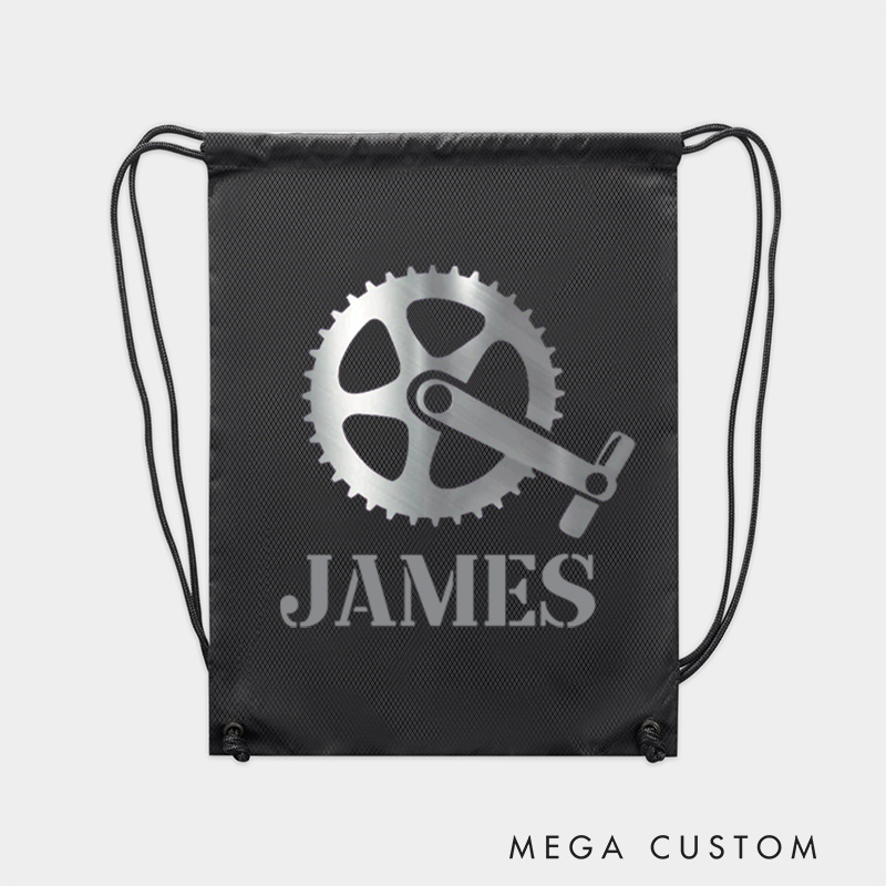 Personalized Gear Riding Drawstring Bag Team Sports Backpack Bags for Cycling Lovers