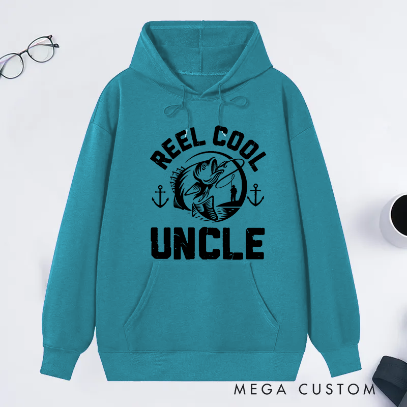 Personalized Reel Cool Fishing Hoodie Funny Fishing Design Perfect Gift for Fishing Lover Ideal for Outdoor and Casual Wear