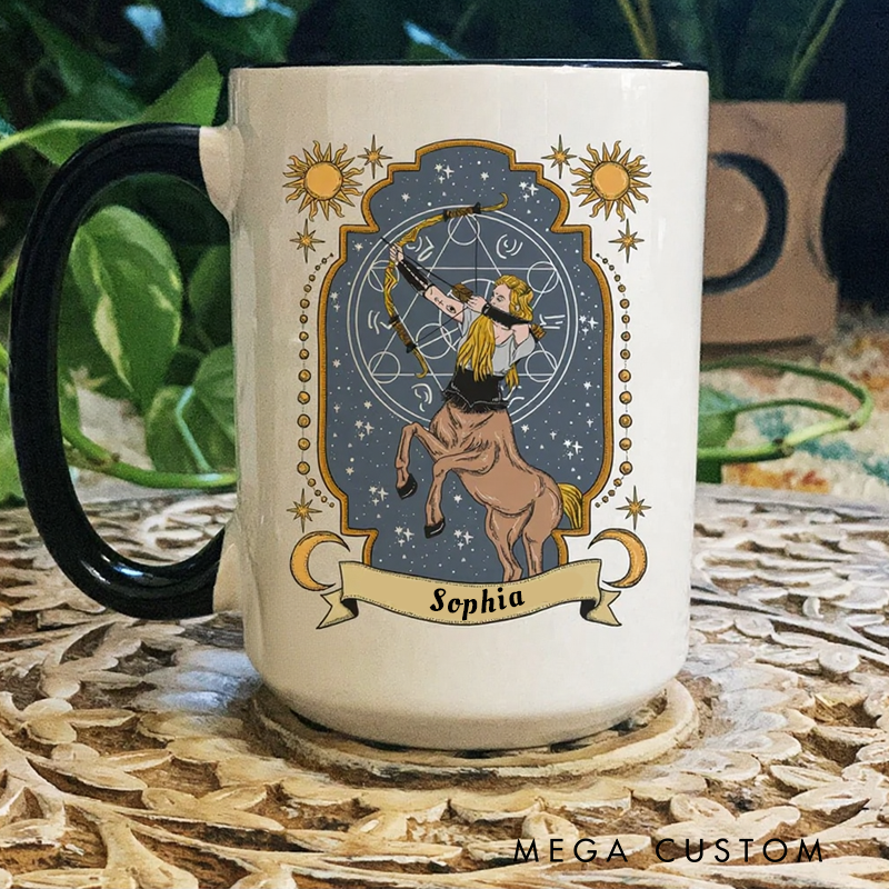 Personalized Zodiac Mug Zodiac Coffee Mug Custom Astrology Gift Custom Zodiac Mug With Name