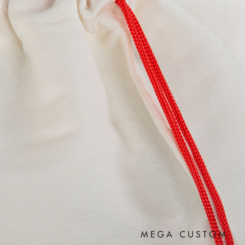 Personalized First Christmas in New Home Gift Bag Woodland Animals and Christmas Tree Design Custom Canvas Sack Holiday Decoration Perfect for New Homeowners Keepsake