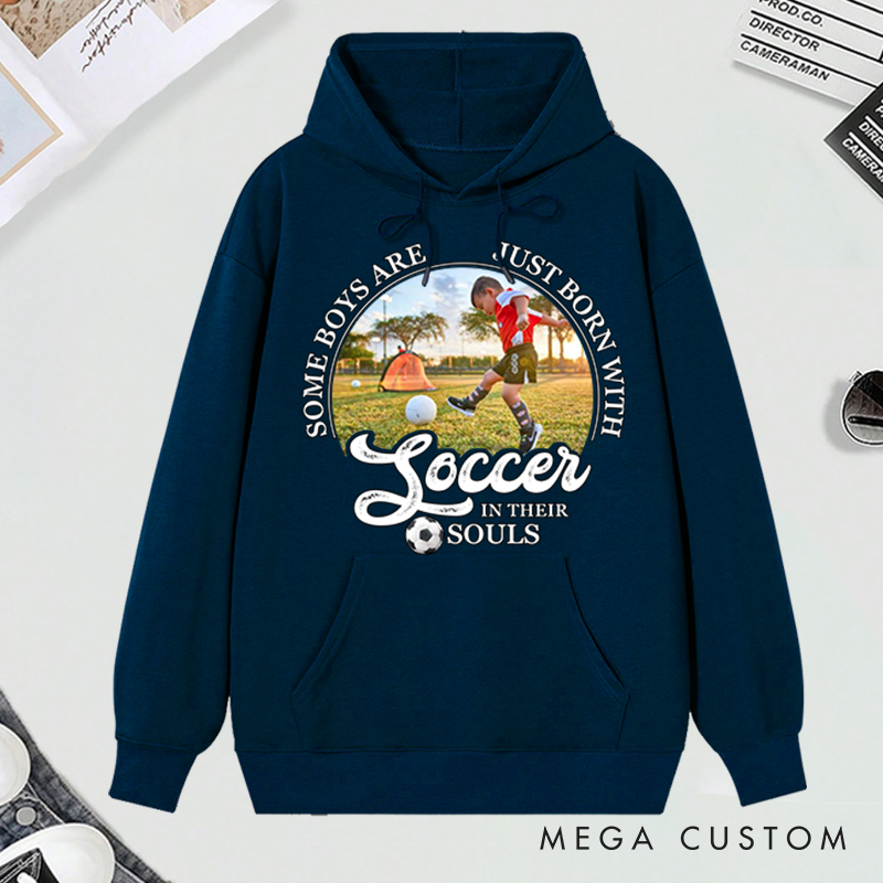 Personalized Sports Themed Hoodie with Custom Image and Motivational Design  