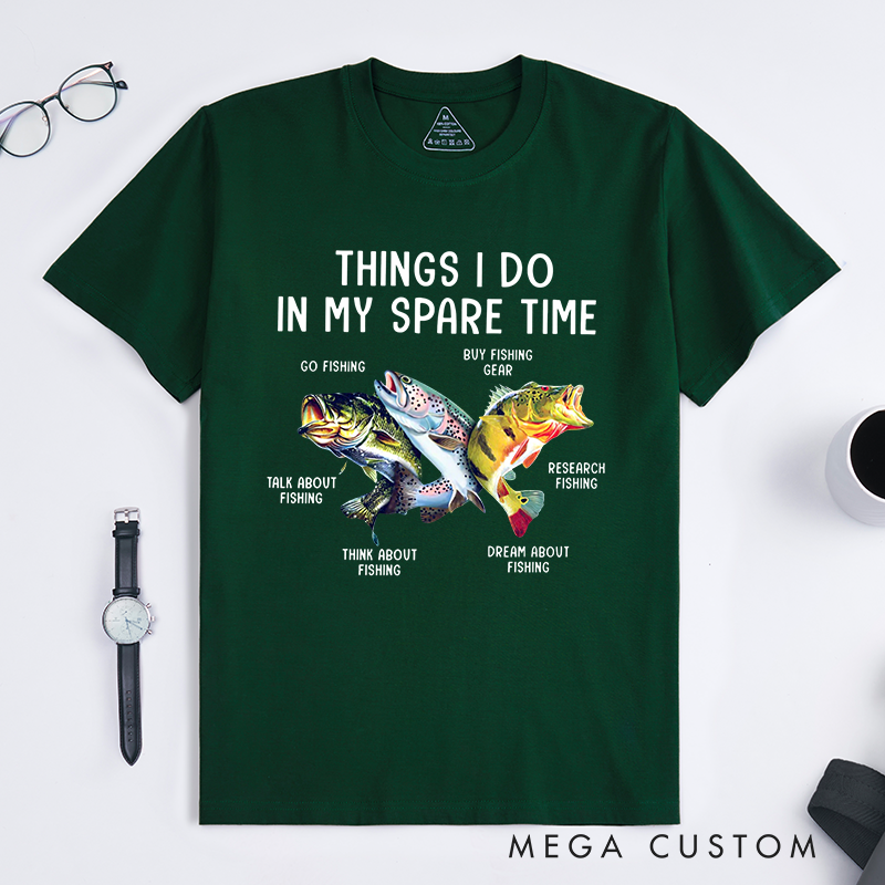 Personalized Funny Fishing T-Shirt Fishing Lover Gift Perfect Gift for Fishing Lovers Ideal for Outdoor and Casual Wear