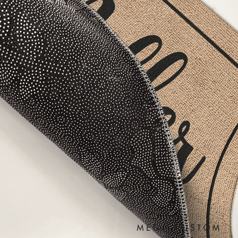 Personalized Doormat for New Home Custom Family Welcome Mat Perfect Housewarming Gift for Entryway Decor Durable and Stylish Floor Rug for Indoor Outdoor Use