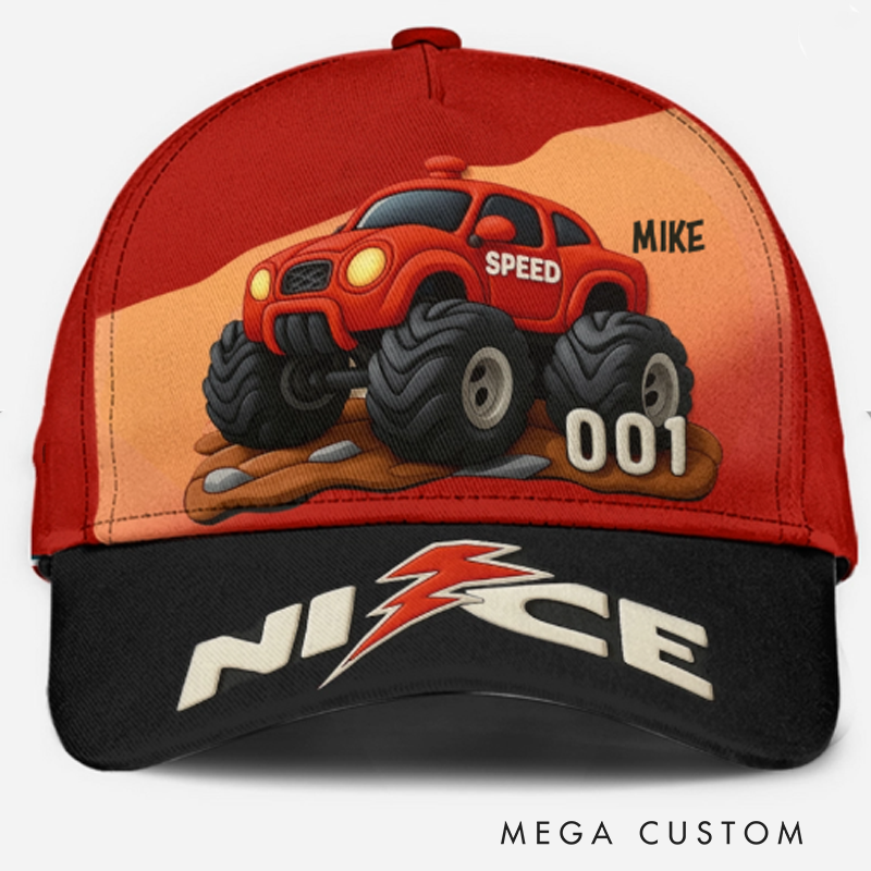 Personalized Cute Excavator Kid Classic Cap Children's Gift Birthday Gift Party Gifts