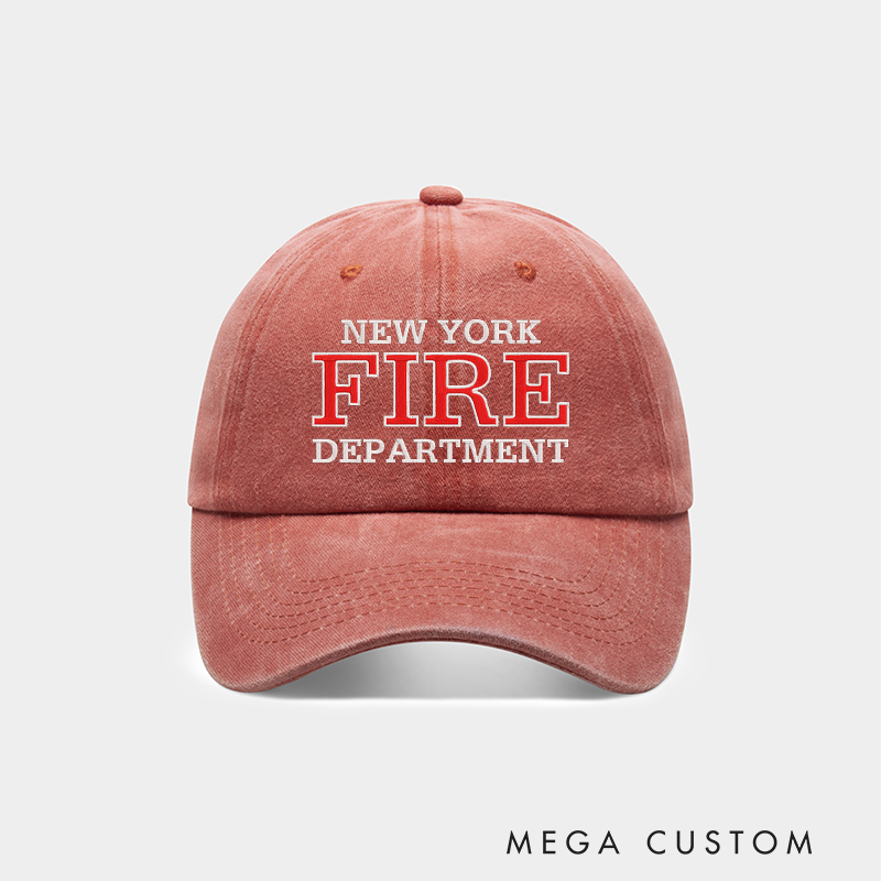 Personalized Firefighter Cap Embroidered Baseball Cap with Custom Firefighter Cap Design Thoughtful Gift for Firefighters