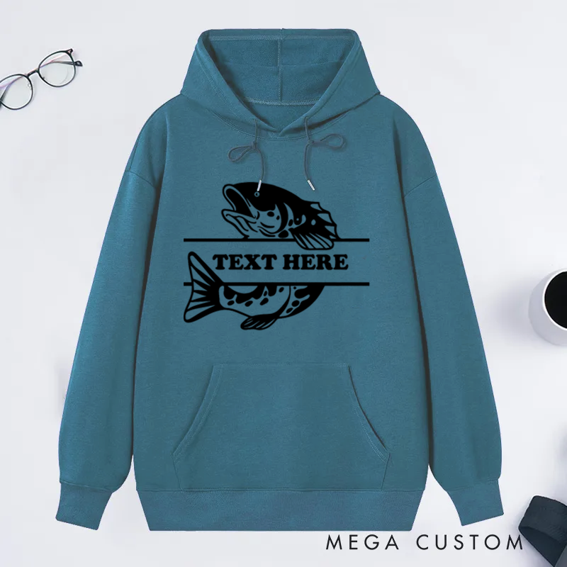Personalized Fishing Hoodie Fishing Sweatshirt Fishing Gifts Comfortable and Warm Perfect for Fishing Trips Outdoor Adventures and Gifts