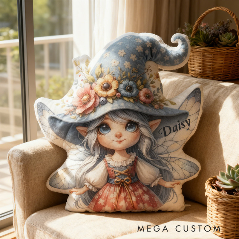 Personalized Enchanted Garden Fairy Pillow Graphic 3D Print Pillow for Gardening Lovers