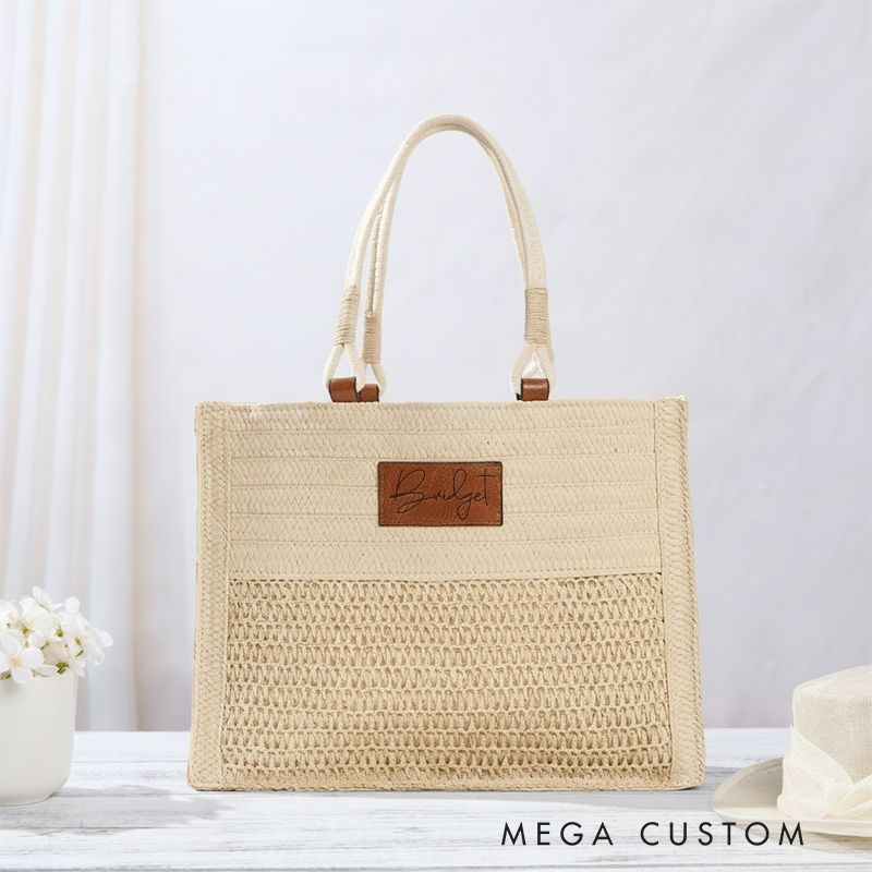 Personalized Canvas Tote Bag with Name Custom Name Bag Canvas Tote Bag Gift for Her Gift for Mother Wife