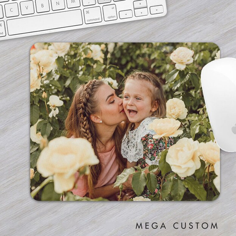 [Copy]Personalized Mouse Pad Custom Family Photo Mousepads Unique Keyboard Accessory Desk Decor Aesthetic Coworker Gift Custom Office Gift