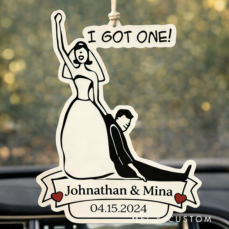 Personalized Love Graveyard Car Freshener Custom Photo Romantic Valentine Gift Choice Car Decor for Partners