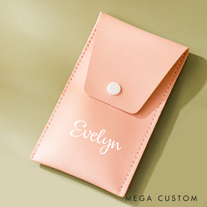  Personalised Makeup brush Set Custom Makeup Brush Travel Makeup Pouch Brush Gift for Her