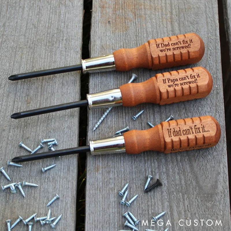Personalized Screwdriver Christmas Gift Stocking Stuffer Tools For Him Gift For Dad Handyman Gift For Grandpa From Son Grandson