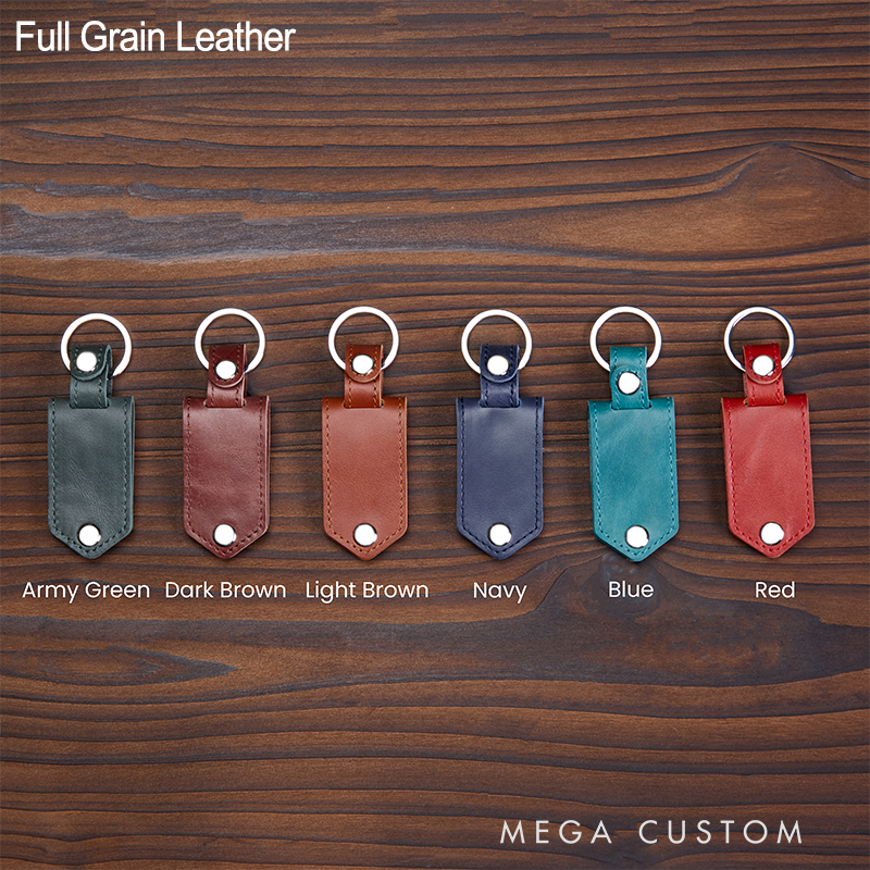 Personalized Leather Photo Keychain for Men Custom Picture Key Ringwith Name Engraved Leather Key Chain Anniversary Gift for Him Groomsmen Gift Birthday Gift for Dad Boyfriend Husband
