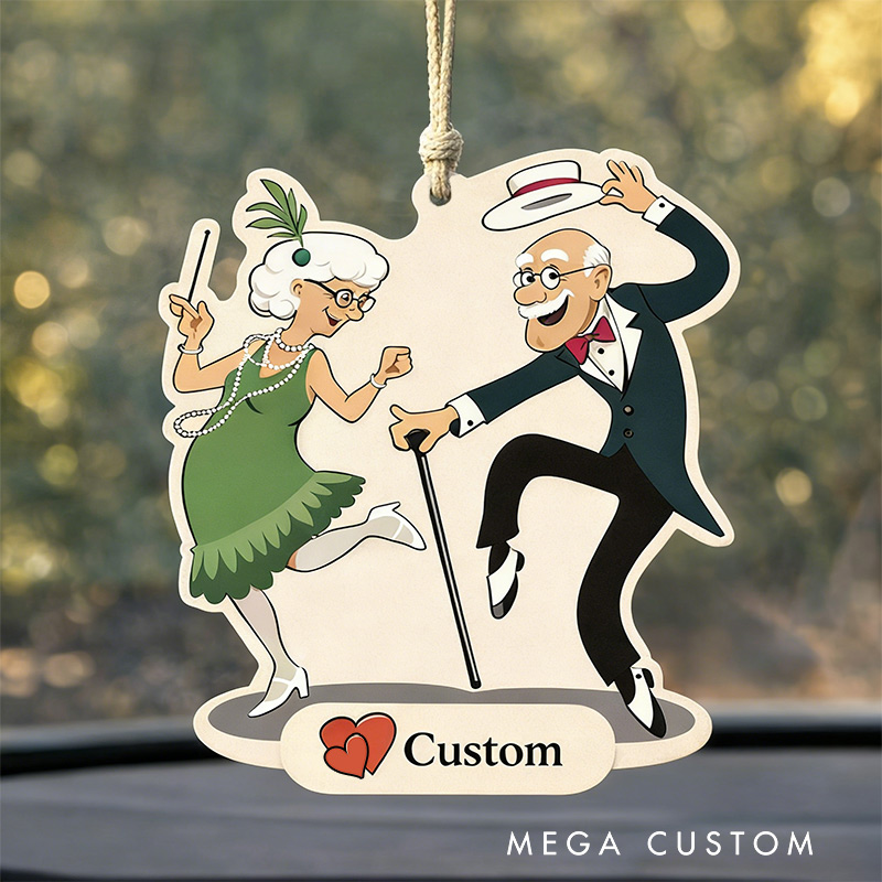 Personalized Dancing Couple Custom Photo Car Fragrance Ornament Perfect Romantic Holiday Gift Choice Custom Photo Scented Decor for Partners