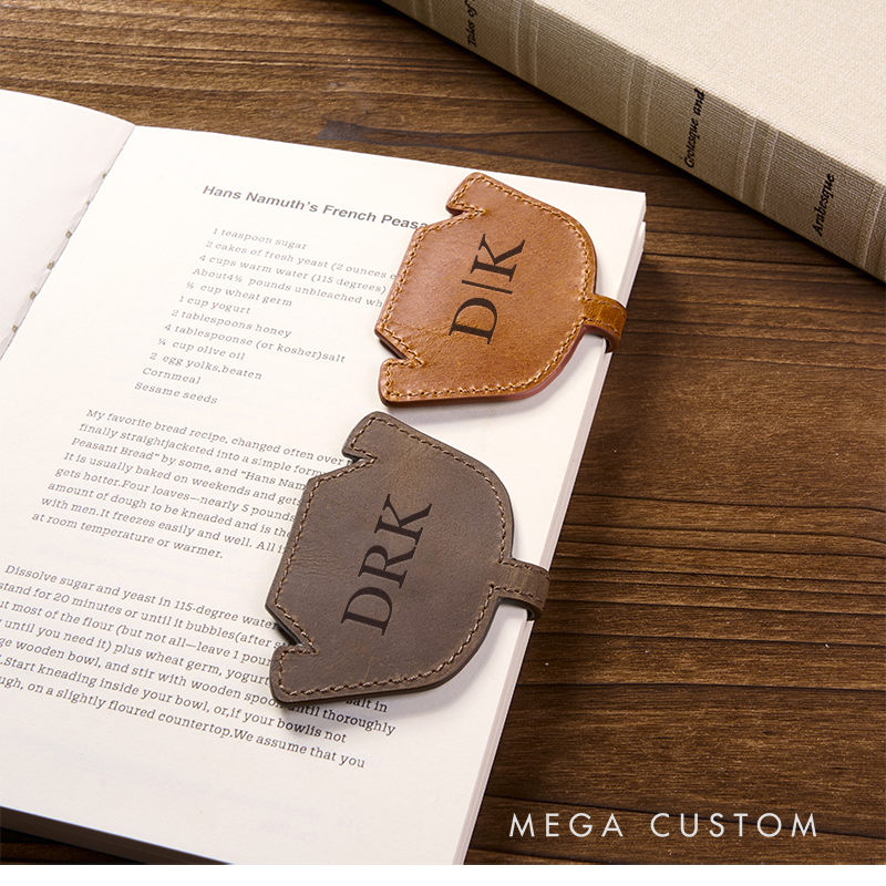 Personalized Leather Bookmark Nurse Cap Shaped Bookmark Custom Name Engraved Page Marker Thoughtful Gift for Nurses and Medical Professionals Unique Handmade Leather Accessory Nurse Accessories