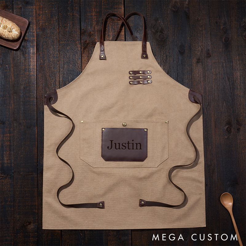 Personalized Apron with Name Custom Name Apron Chef Apron Mom Apron Baking Apron Chef Gift Baking Gift