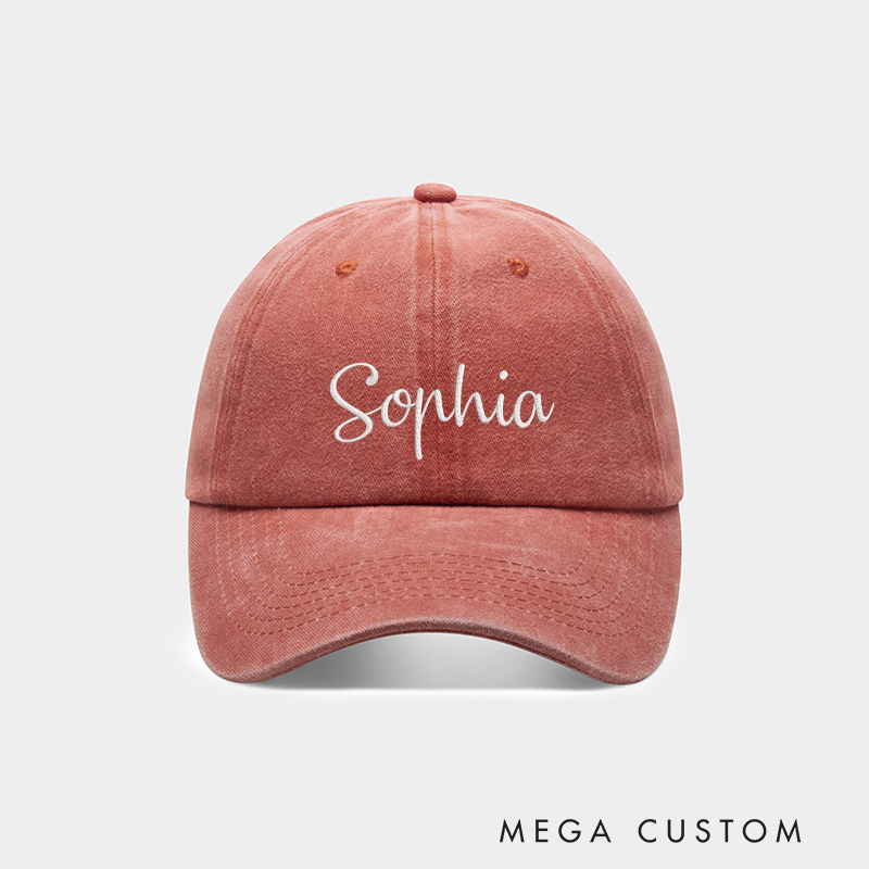 Personalized Embroidered Baseball Cap with Name Custom Adjustable Hat Gift for Men Women or Outdoor Enthusiasts  