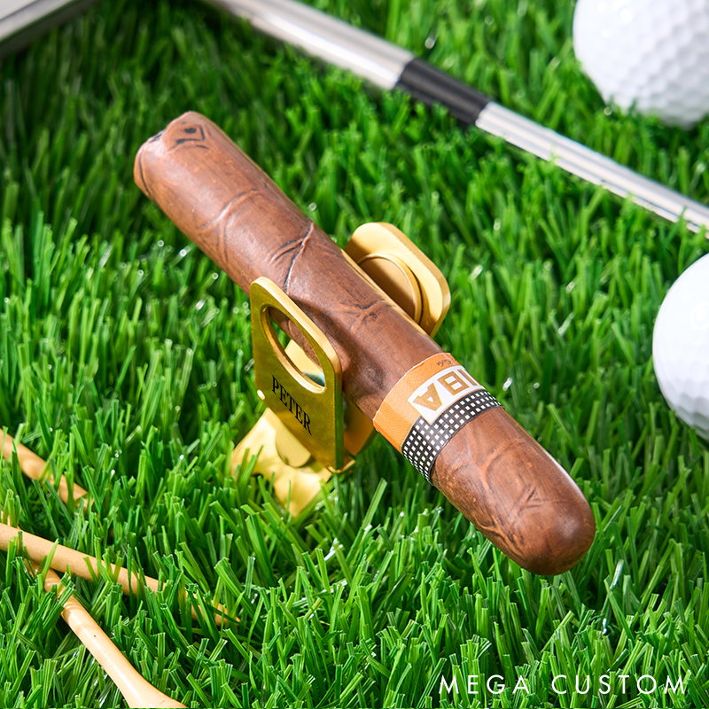 Personalized Golf Divot Tool Engraved Golf Ball Marker Metal Golf Fork Gifts for Men/Him/Golfer/Grandpa/Dad/ Gift for Him