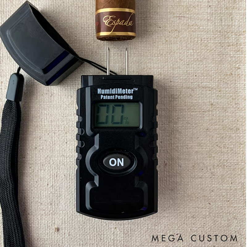 Cigar HumidiMeter - Cigar accessory Humidor Humidity Tester Perfect Gift for Any Cigar Smoker Aficionado Cutter Cigars Lighters