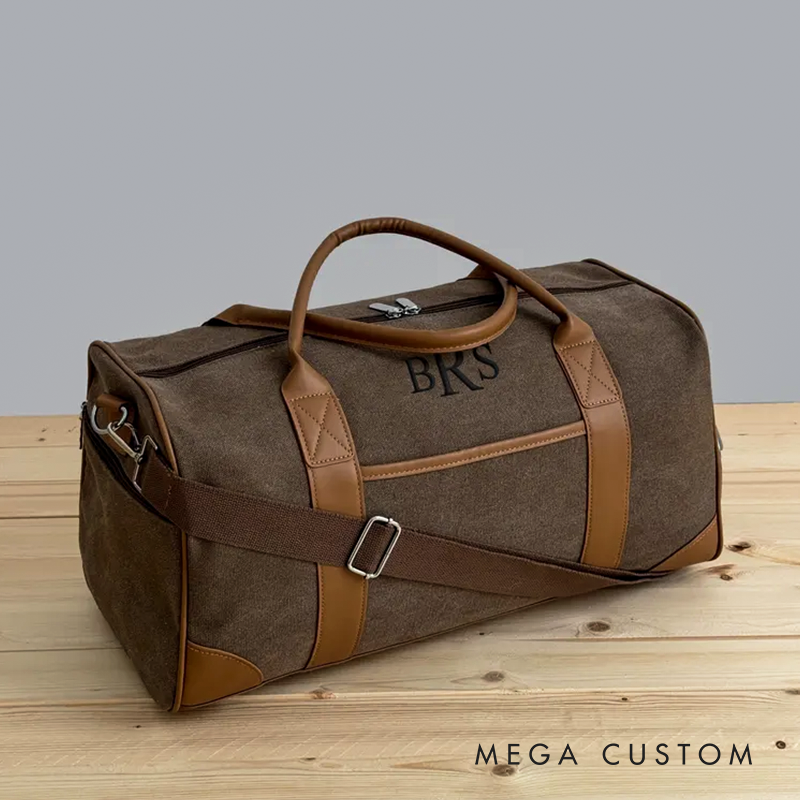 Personalized Name Duffel Bag Embroidered Travel Bag Personalized Weekend Bag Embroidered Groomsmen Bag Groomsmen Gift Best Men's Gift