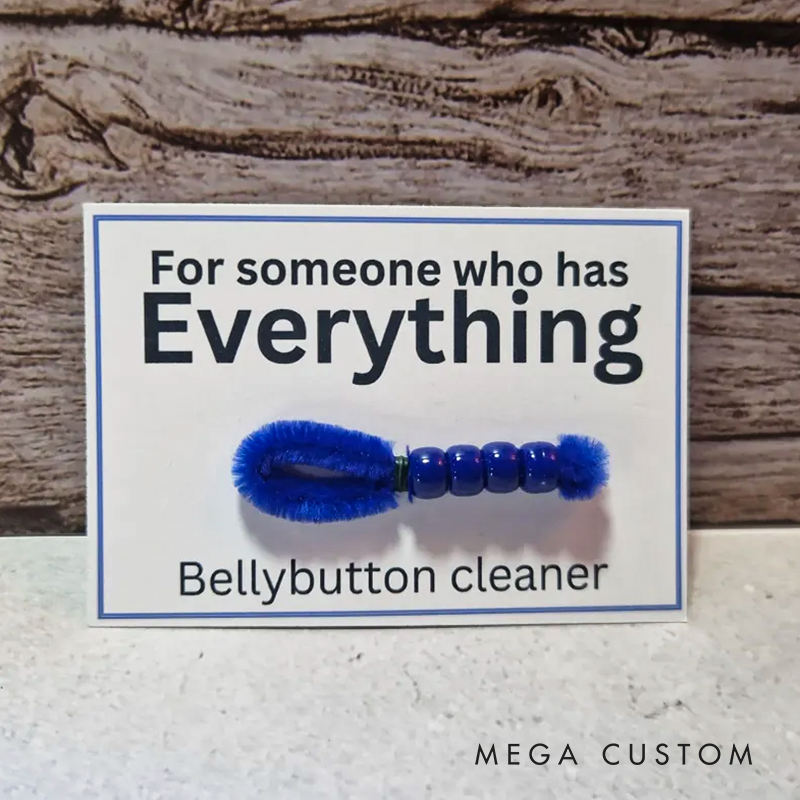 Belly Button Cleaner Joke Birthday Present Secret Santa Gift Birthday Gifts Gag Gift Joke Gift Funny Novelty Joke Stocking Filler