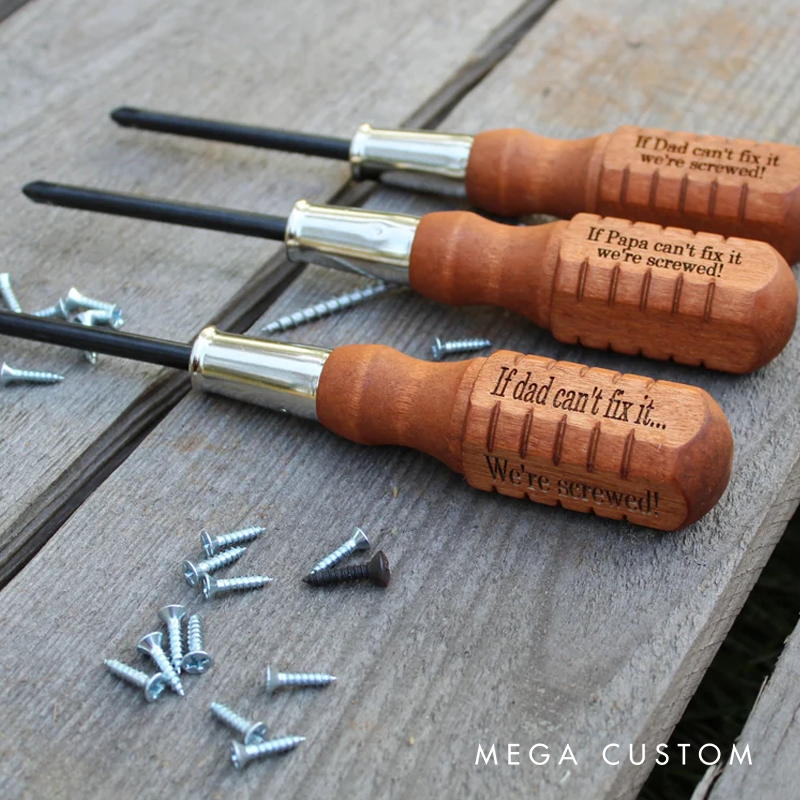 Personalized Screwdriver Christmas Gift Stocking Stuffer Tools For Him Gift For Dad Handyman Gift For Grandpa From Son Grandson