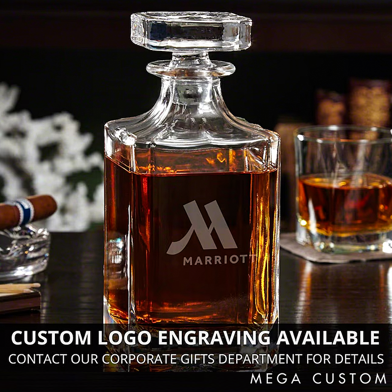Personalized Bourbon Glass Custom Whiskey Glass with Cigar Holder Engraved Cigar Accessories for Whiskey Lovers